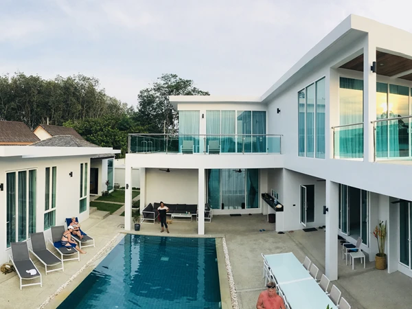 Master house from turtle-view at Villa Jetjinda